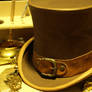 Steampunk Leather Tophat