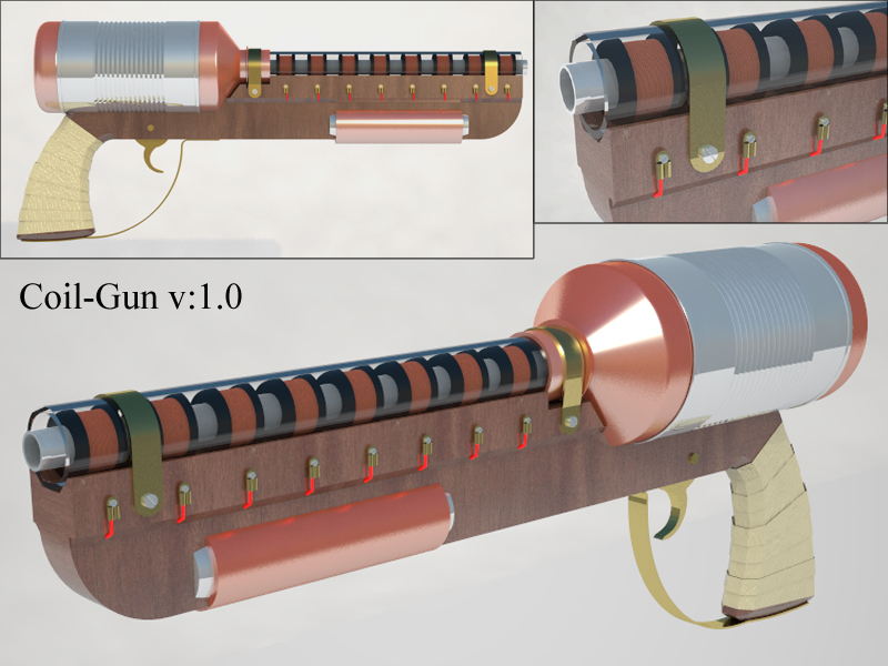 Coil Gun Shell Coil-Gun v:1.0 by Steam-HeART on DeviantArt