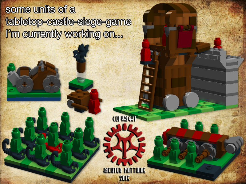 LEGO Tabletop Siege Game by Steam-HeART on