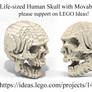 LEGO Ideas human skull
