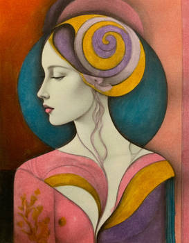 Spiral headdress