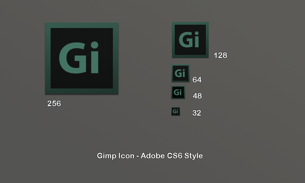 Gimp Icon - Adobe Style