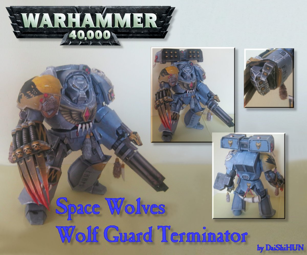 Space Wolf Terminator Papercraft