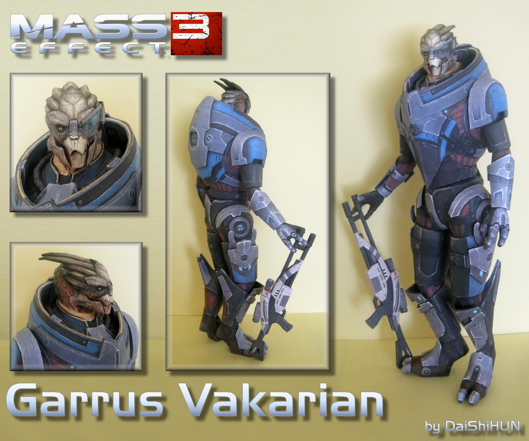 Garrus Vakarian ME3 Papercraft