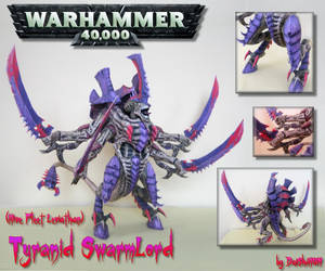 Tyranid SwarmLord Papercraft