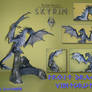 Frost Dragon - Viinturuth (Skyrim) Papercraft