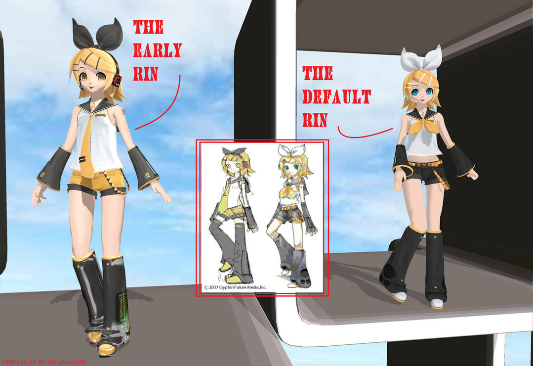 Mmd Rin Download MMD DT Early Concept Rin Kagamine Model Download by segawa2580 on ...
