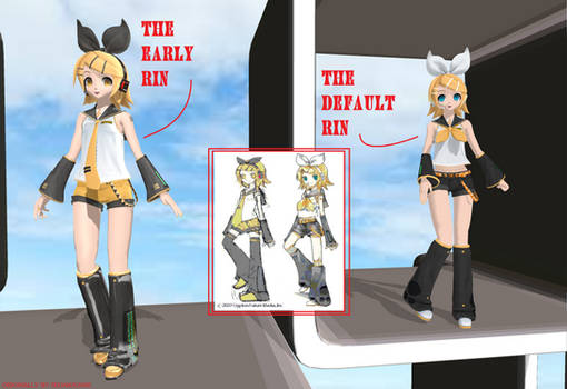 MMD DT Early Concept Rin Kagamine Model Download