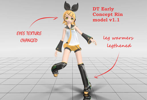 MMD DT Early Concept Rin v1.1 DL