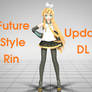[MMD] DT Future Style Rin v3 update DL