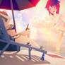 Duo beach trip