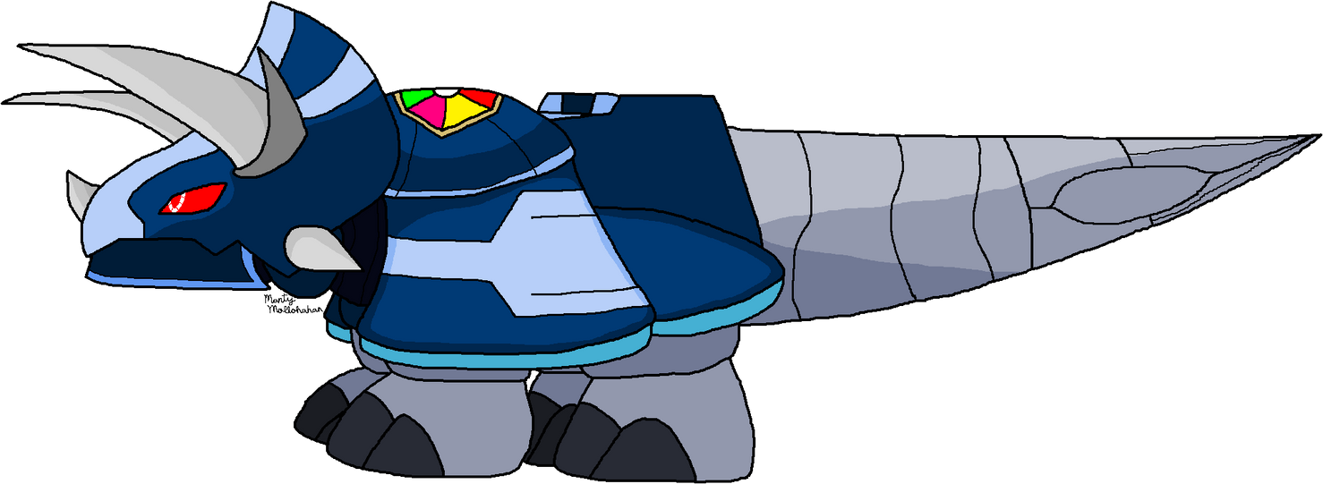Triceratops Dinozord (Power Rangers AU) by MF217 on DeviantArt