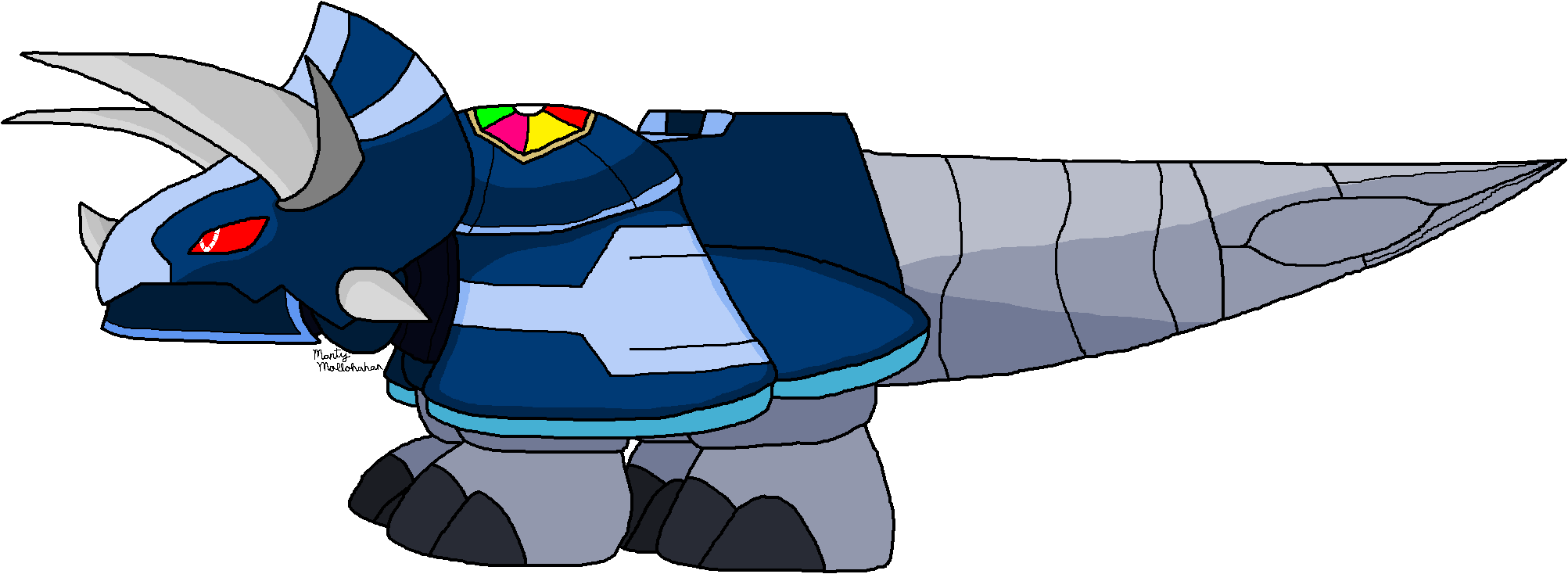 Power rangers triceratops 2024 zord