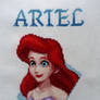 Ariel (Kingdom Hearts) embroidery