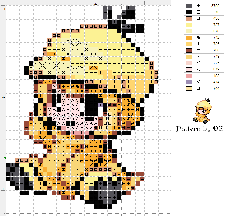 Psyduck moemon pattern