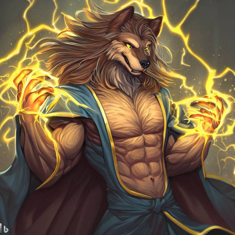Lightning Wolf Wizard by GamerPlaystation8 on DeviantArt