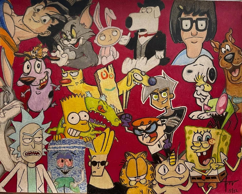 Cartoon collage by jrfdrawing on DeviantArt