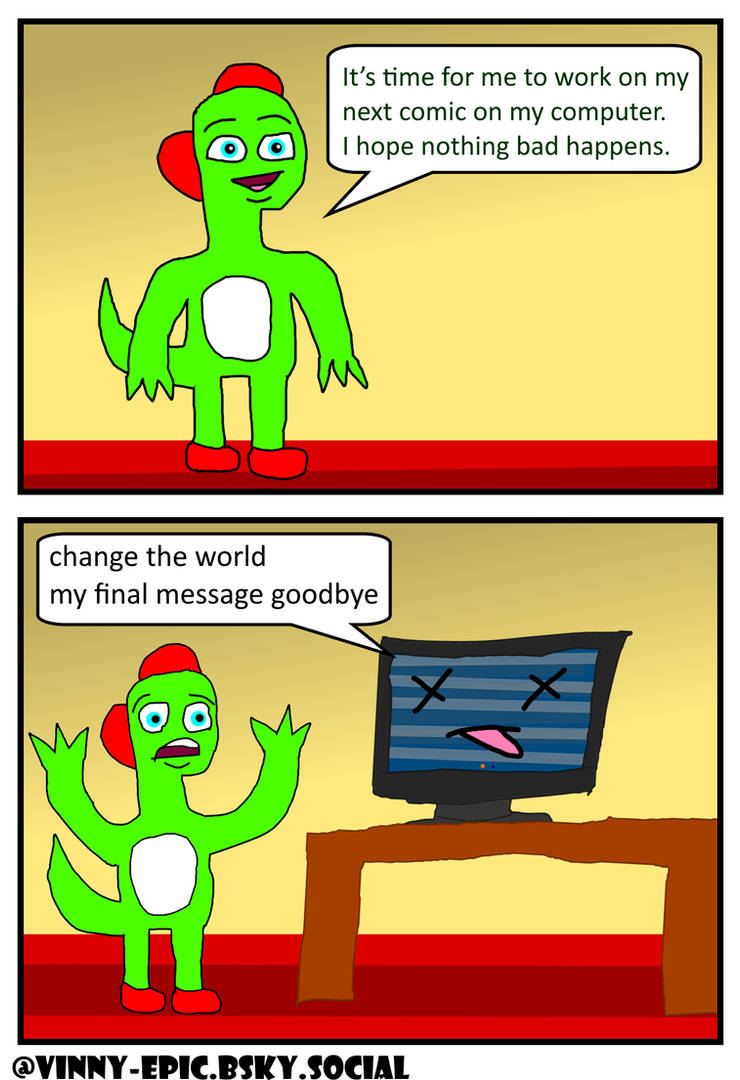 Rip My Computer Monitor (Comic) by EpicVinny on DeviantArt