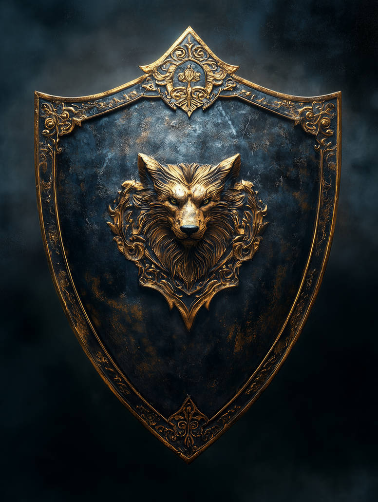 U5125794185 A Highly Detailed Metallic Shield With by SwayzeAI on ...