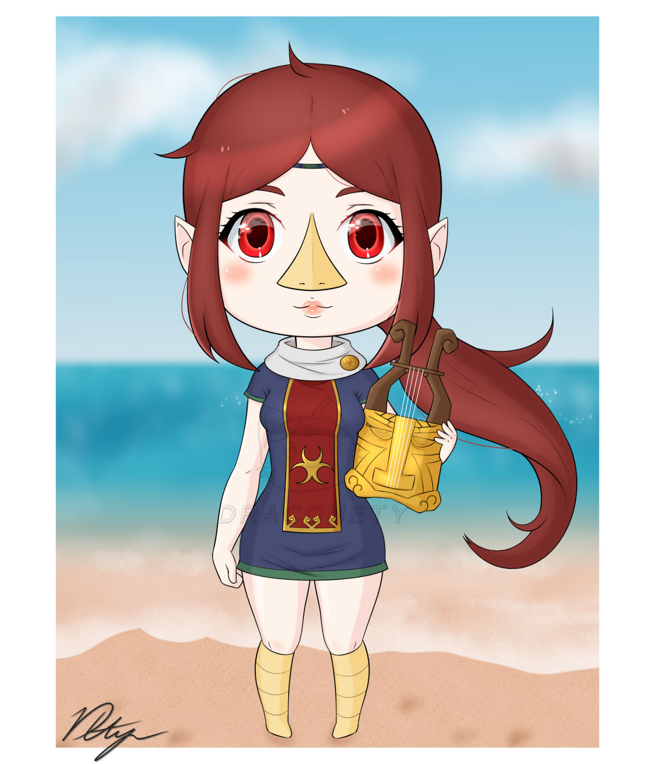 Medli - LoZ Wind Waker by Draconety on DeviantArt