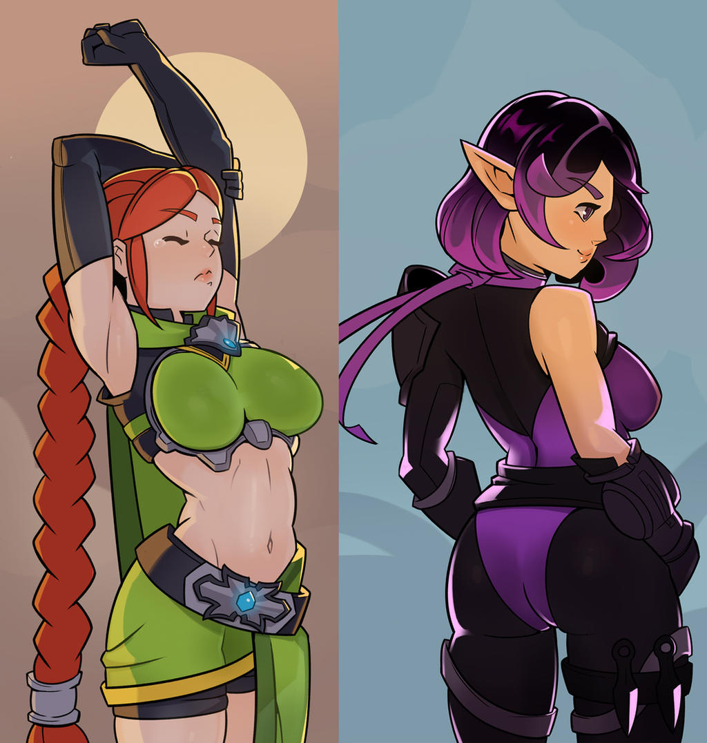 Paladins Skye and Cassie