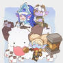 League of Legends, Poppy, Lulu and Tristana