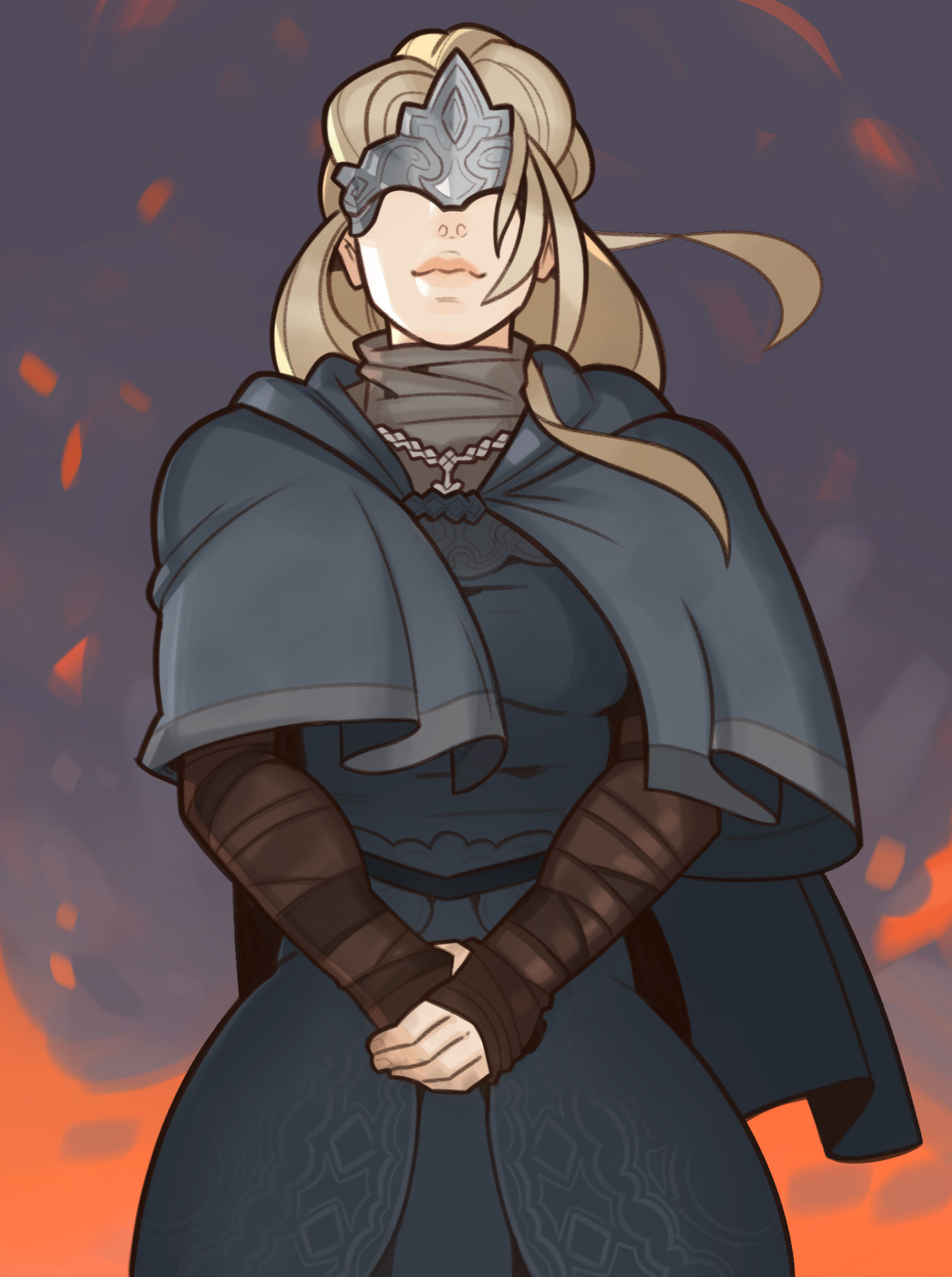 Dark Souls 3, Fire Keeper by SplashBrush on DeviantArt