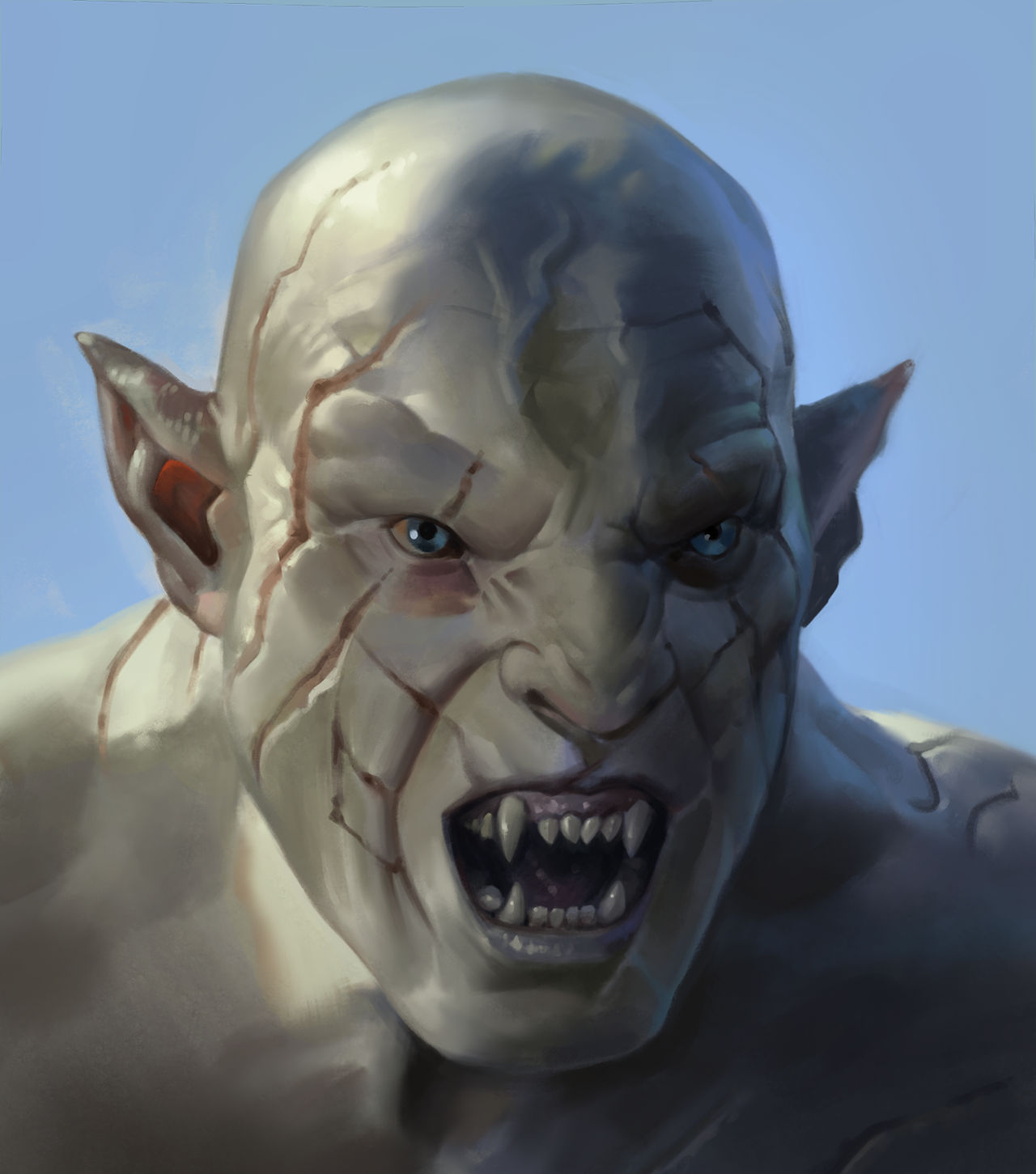 Azog Study by MILICRAFT on DeviantArt