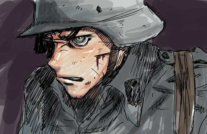 Daily Doodle German Soldier