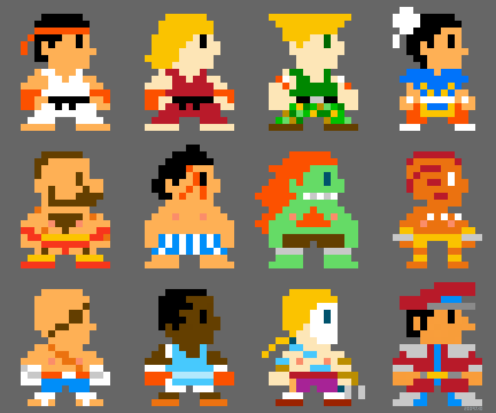 Super Street Fighter Bros 8bit