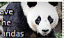 Save The Pandas Stamp