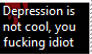Depression Stamp