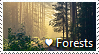 I Love Forests Stamp