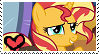 Sunset Shimmer Stamp by TheMoonRaven