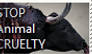 STOP ANIMAL CRUELTY Stamp