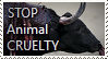 STOP ANIMAL CRUELTY Stamp