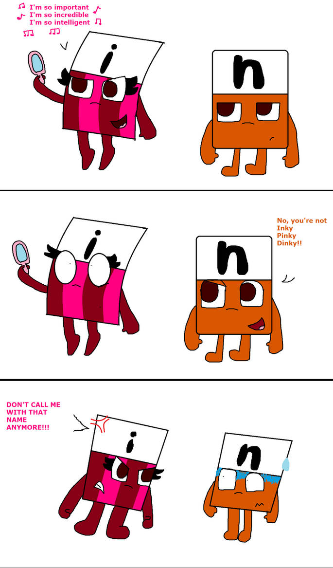 Alphablocks R Angry Alphablocks Mini Comic: Don't Mess With I by WarriorNerdGirl17 on ...