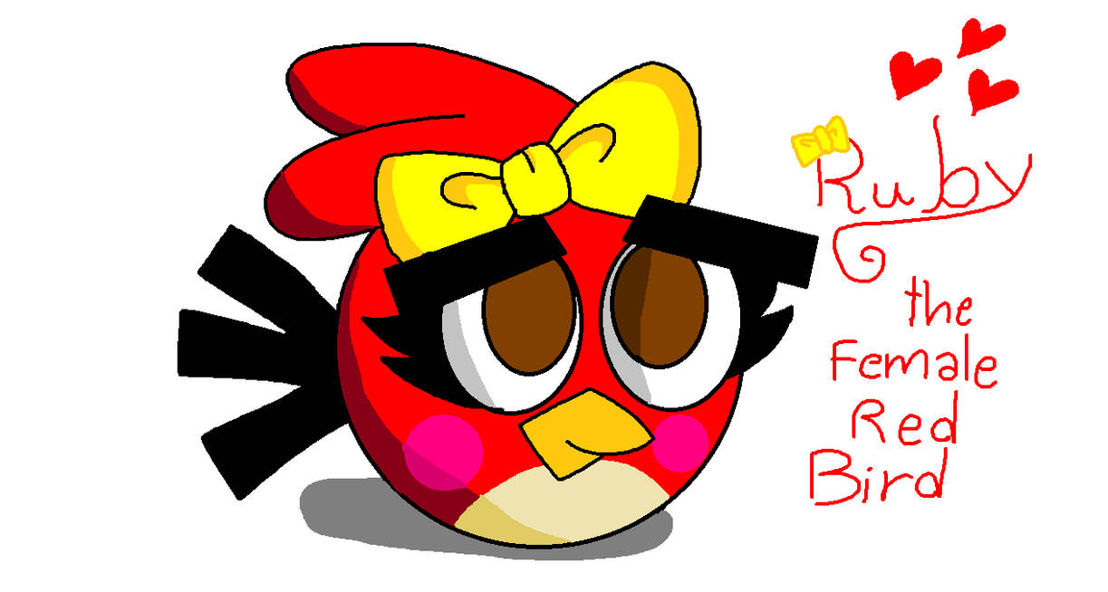 Ruby The Female Red Bird by AndreaJayWonder2005 on DeviantArt