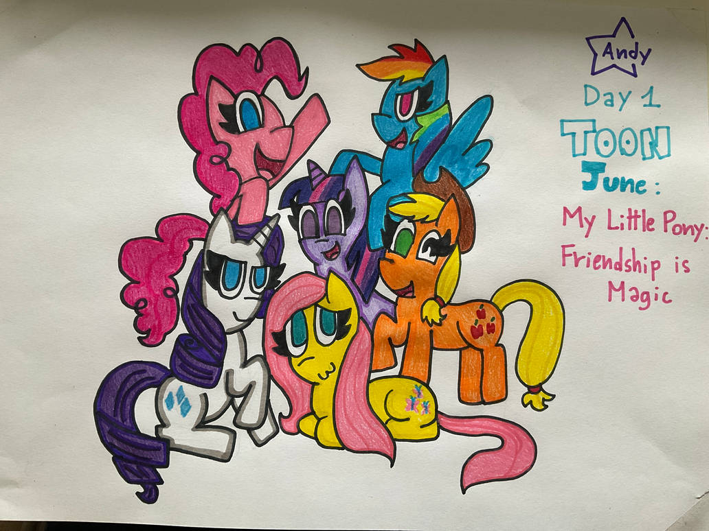 Mlp Timetoon Toon June Day 1: MLP FiM by WarriorNerdGirl17 on DeviantArt