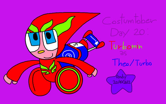 Costumtober Day 20: Turbomin as Theo/Turbo