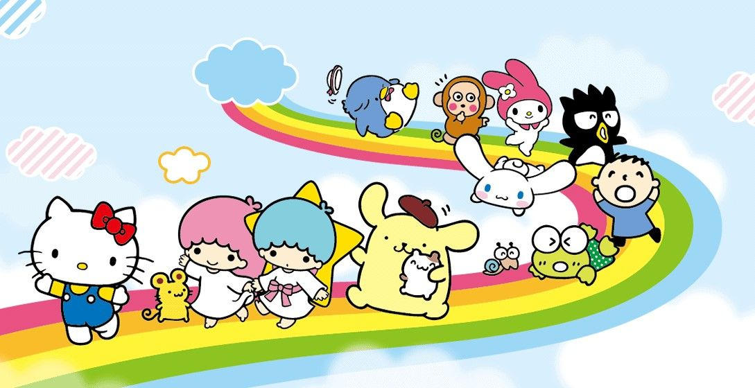 Sanrio characters. Sanrio персонажи. Участники мультика Sanrio. Картинки с персонажами Санрио. Хелло Китти и Пикачу.