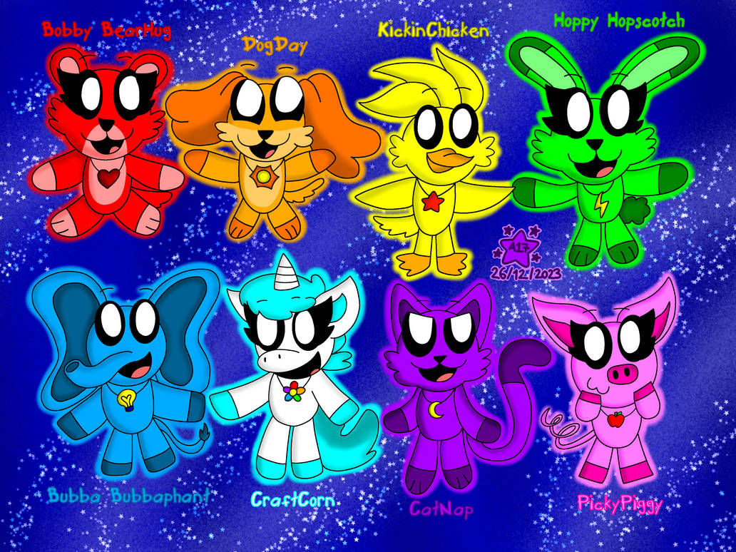 Smiling Critters by RainbowAndrea0705 on DeviantArt