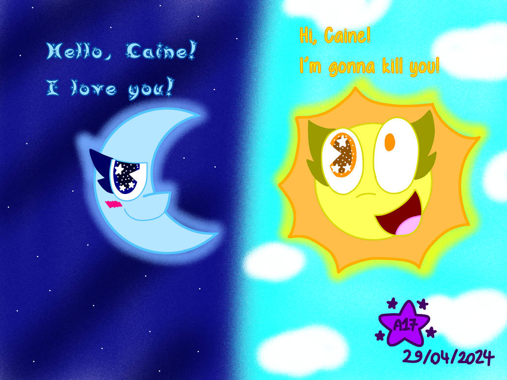 TADC: Moon vs Sun by RainbowAndrea0705 on DeviantArt