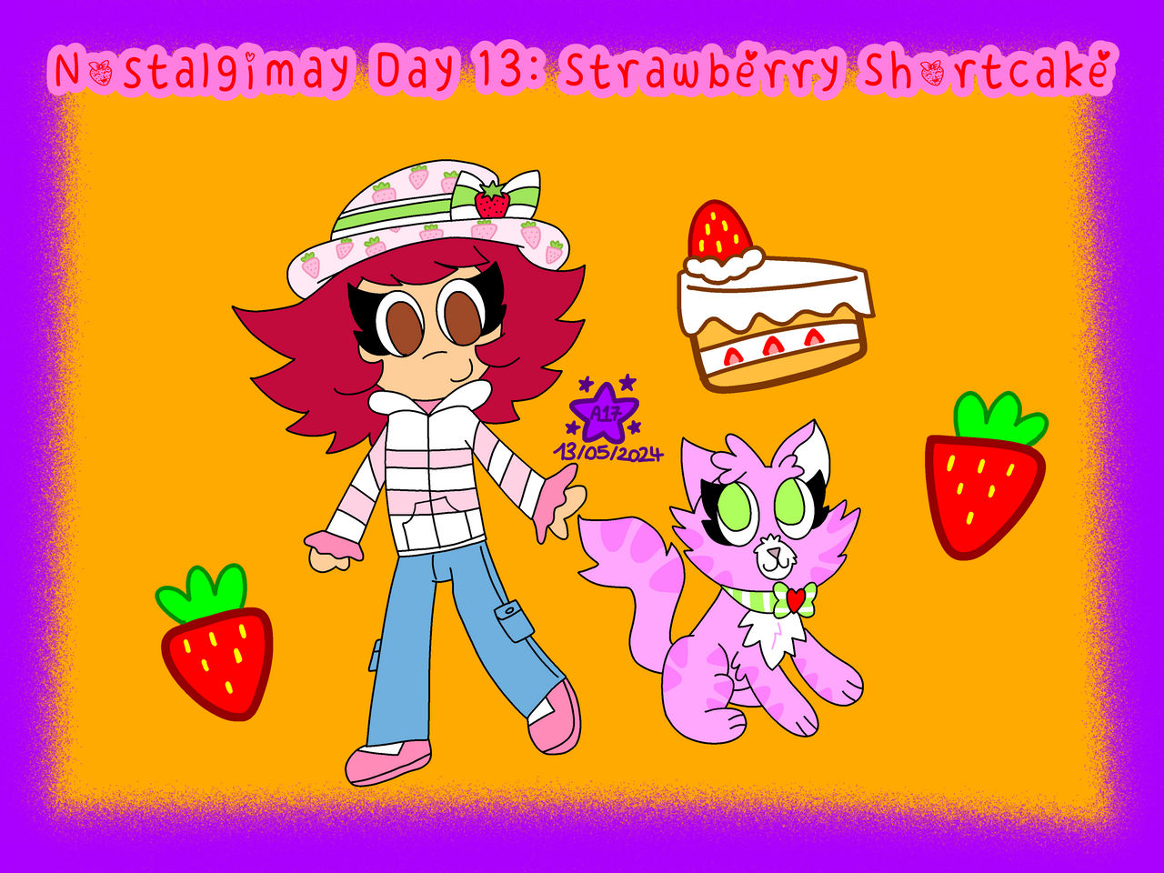 Nostalgimay Day 13: Strawberry Shortcake by WarriorNerdGirl17 on DeviantArt