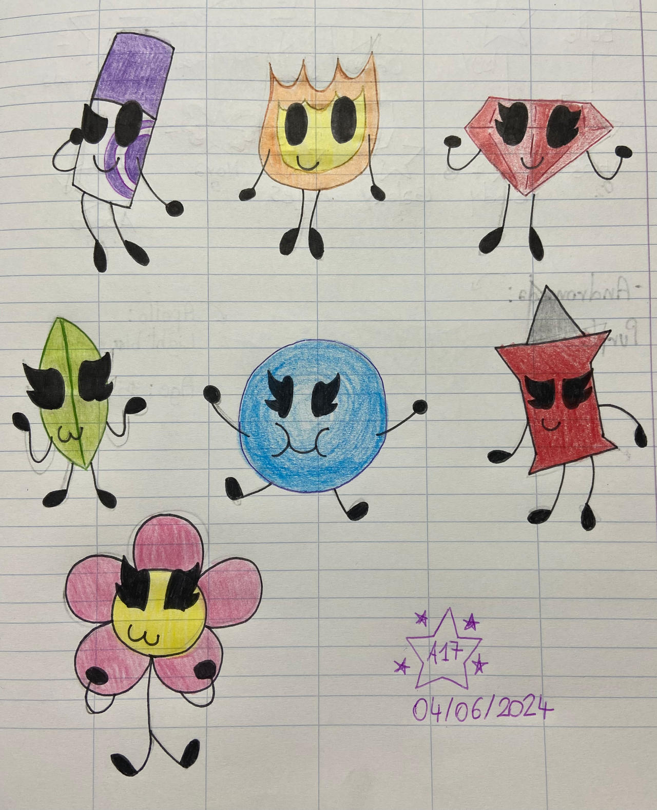 Bfdi Side Characters Some BFDI characters by RainbowAndrea0705 on DeviantArt