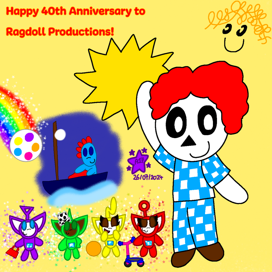 Happy 40th Anniversary To Ragdoll Productions By WarriorNerdGirl17 On happy-40th-anniversary-to-ragdoll-productions-by-warriornerdgirl17-on