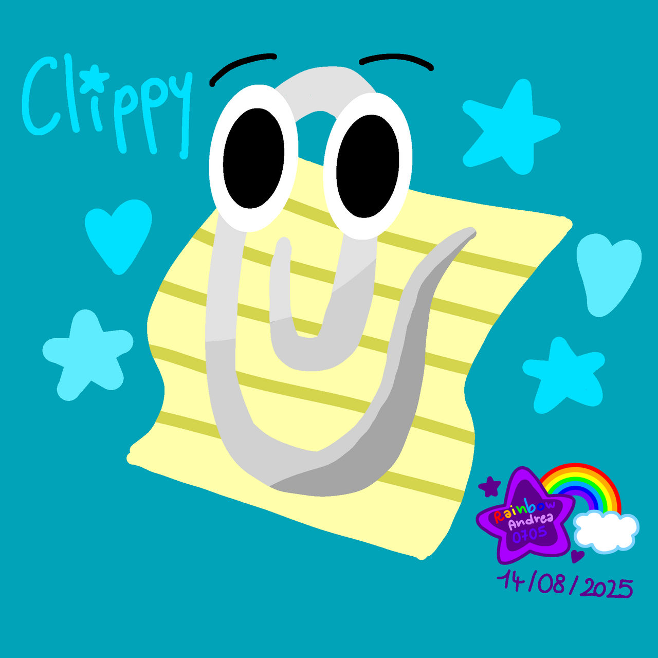 Clippy by RainbowAndrea0705 on DeviantArt