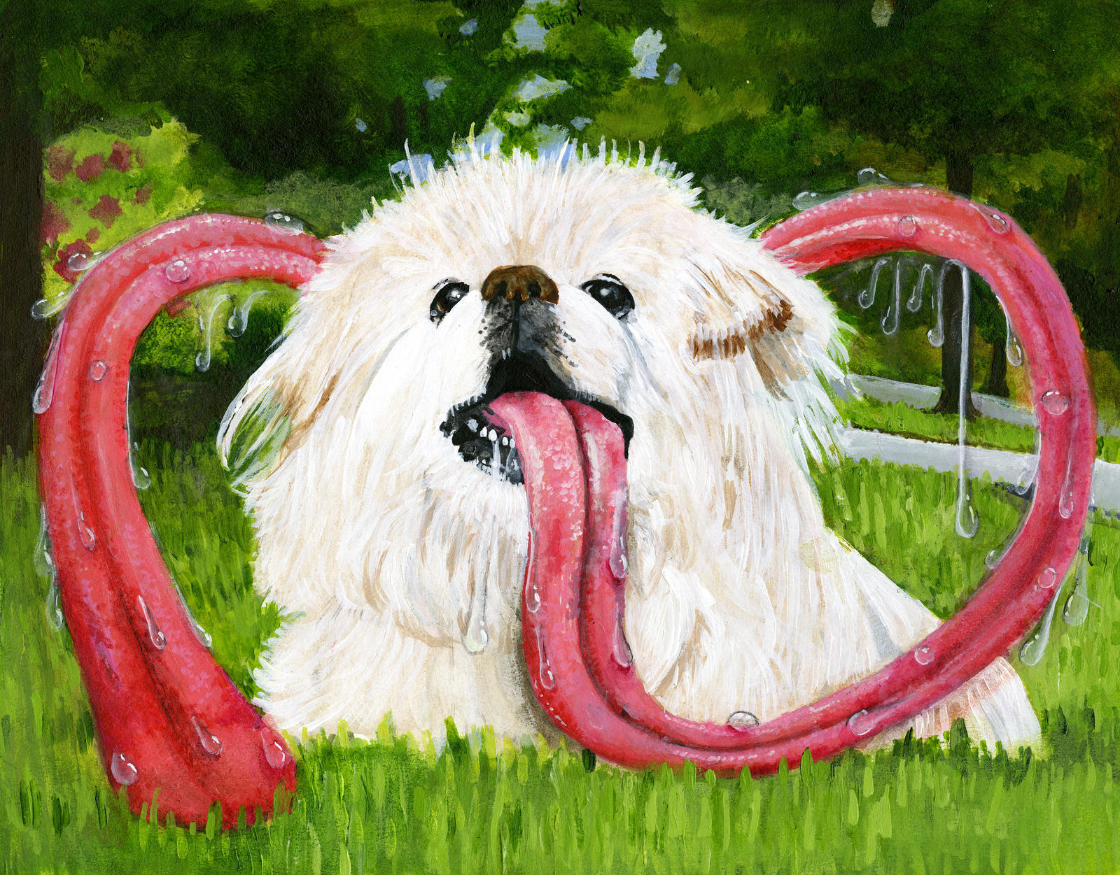 Dog with the longest toung. by adamkoon on DeviantArt