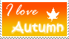 First Stamp - I love Autumn