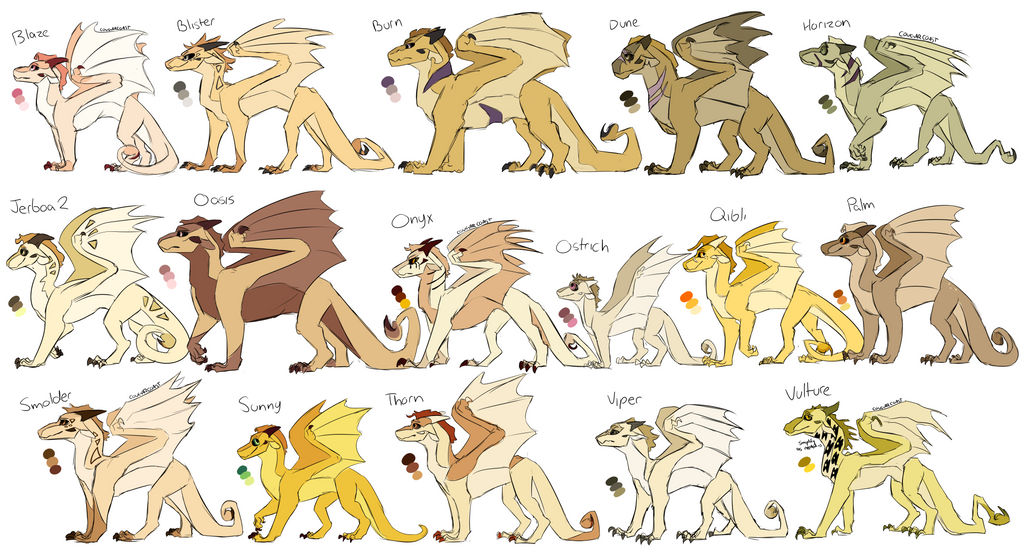 Sandwing Patterns WOF DESIGNS // All Sandwings by CougarCoast on DeviantArt